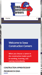 Mobile Screenshot of iowaconstructioncareers.com